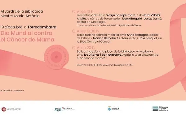 Torredembarra commemora aquest dimarts el Dia Mundial contra el Càncer de Mama