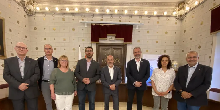 Visita del conseller de Drets Socials de la Generalitat a la Seu d'Urgell