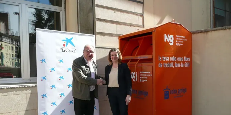 Nougrapats signa un conveni de col.laboració amb CaixaBank