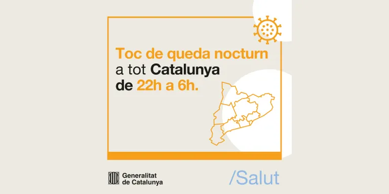 Entra en vigor el toc de queda nocturn a tot Catalunya