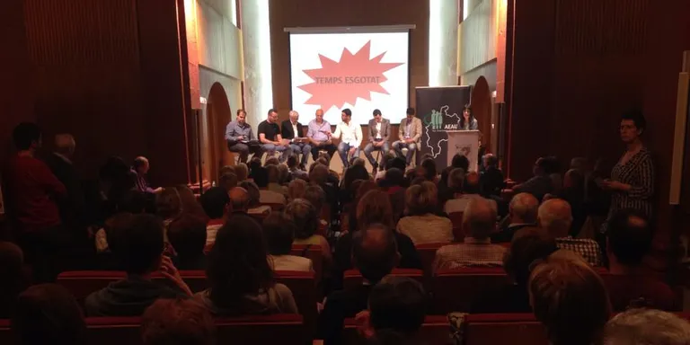 Els alcaldables debaten sobre el model econòmic de la Seu a l'acte de l'AEAU