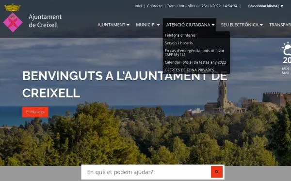 Foto: Web de l'Ajuntament de Creixell