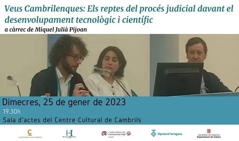 El Museu d’Història programa una conferència sobre els reptes del procés judicial 