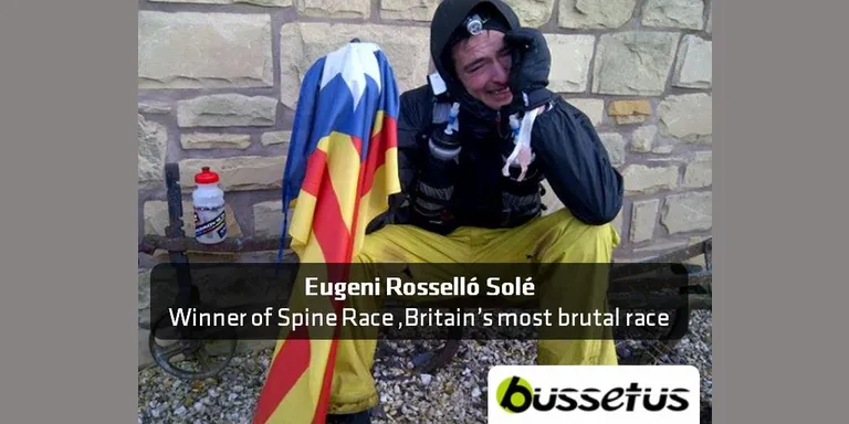 El pallarès Eugeni Roselló, campió de la Spine Race, la cursa més dura del Regne Unit