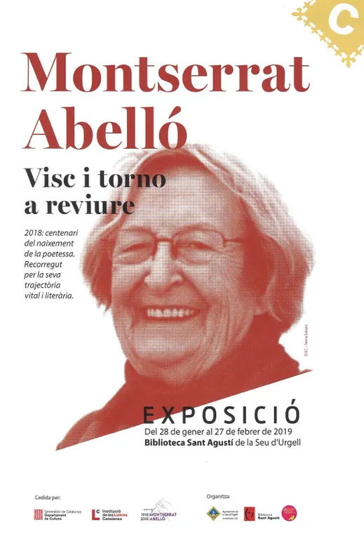 La Biblioteca Sant Agustí recorda la trajectòria de la poetessa Montserrat Abelló
