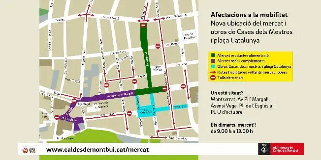 L’Ajuntament autoritza el comerç dels carrers on s’instal·la el mercat a obrir el 12 d’octubre, en considerar-lo un dia festiu «molt qüestionable»