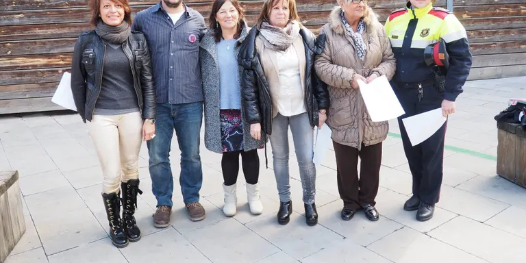Lectura del manifest del Dia Internacional de les Dones a la Seu