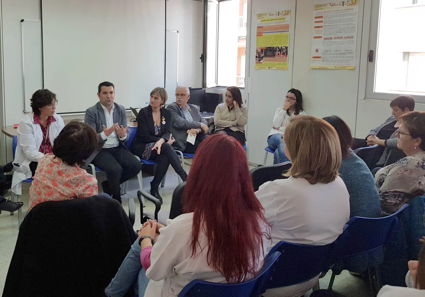 L'alcalde de Pineda, Xavier Amor, defensa la construcció d'un nou hospital a l'Alt Maresme