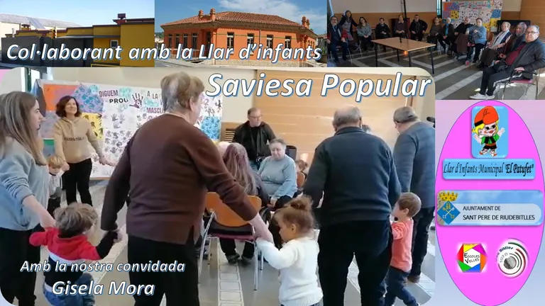 SAVIESA POPULAR: La nostre benvolguda Montse Bueno entrevista a la Gisela Mora, directora de la Llar d’infants “El patufet”.