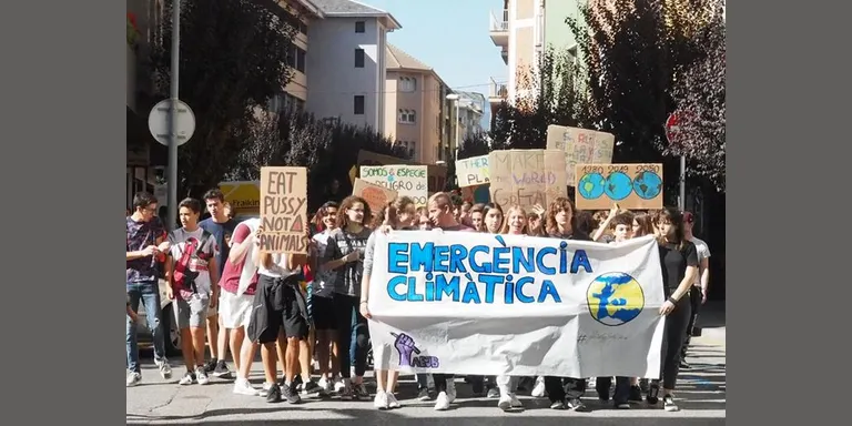 Els estudiants de la Seu se sumen a la Vaga Mundial del Clima