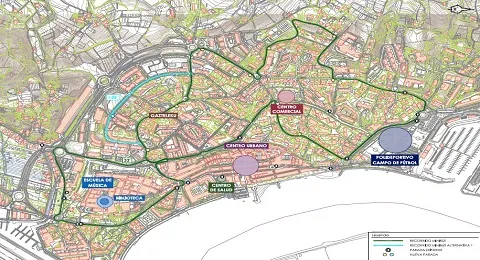 EN BUSCA DE LA MEJOR RUTA PARA EL MINIBUS