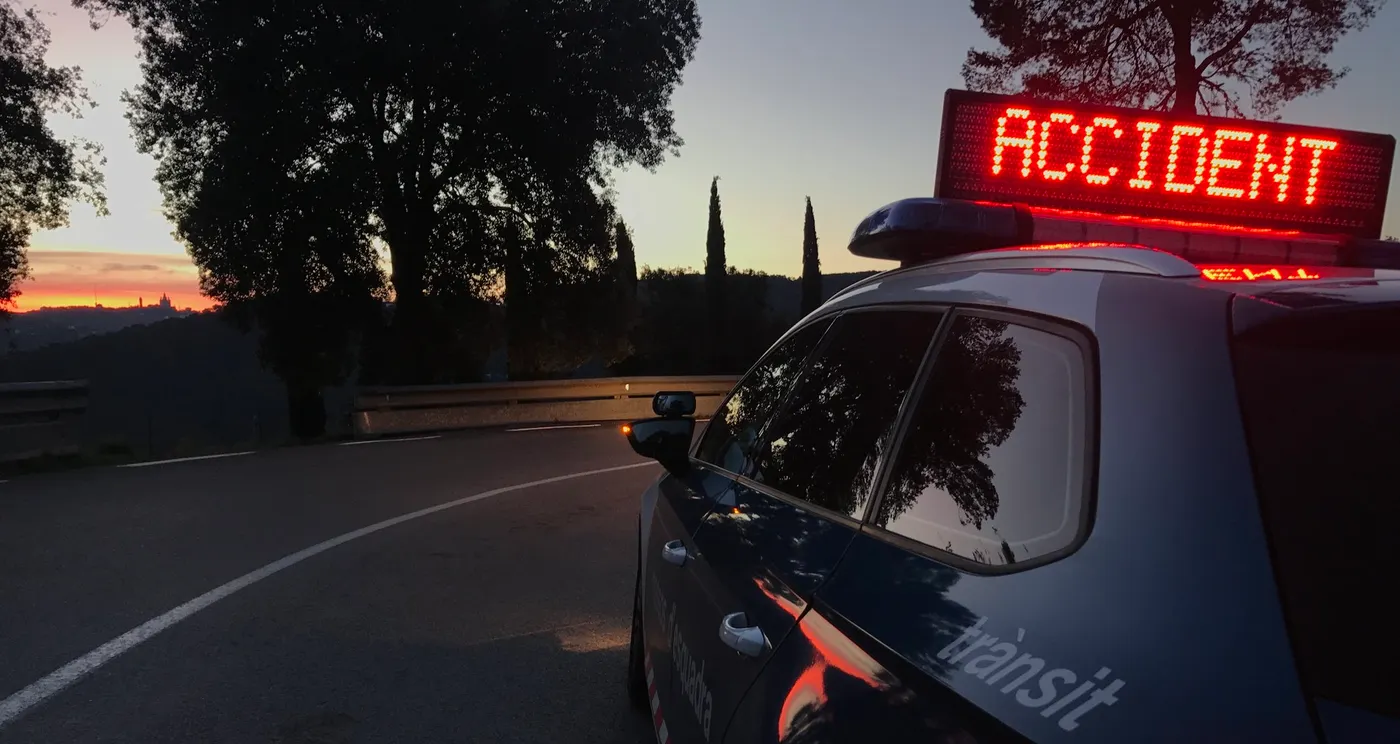 Tres ferits de poca gravetat en una topada a la C-59 a l’entrada sud de Caldes, amb tres vehicles implicats