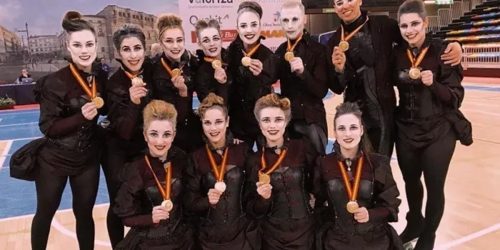 Anna Benet, campiona d'Espanya amb el club Patí Aldea