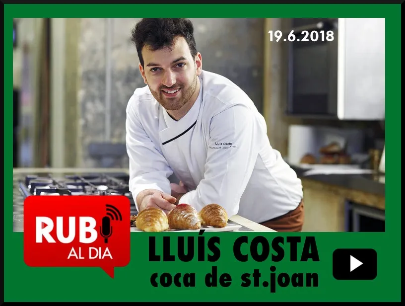 LLUÍS COSTA és pastisser de coques de Sant Joan