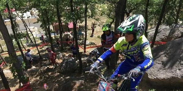 Adrià Mercadé, de l’escola de Bike Trial Park de Torredembarra, segon al Campionat d’Espanya
