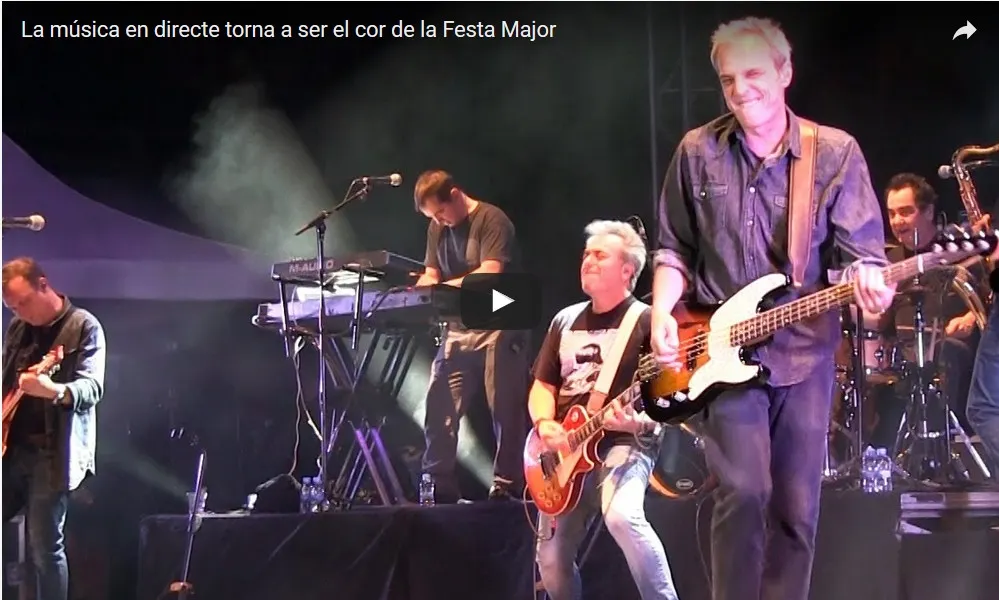 La música en directe torna a ser el cor de la Festa Major