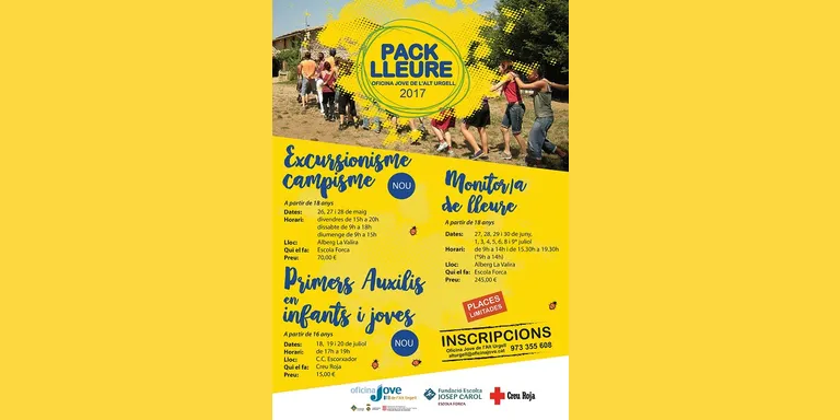 L'Oficina Jove de l'Alt Urgell oferta nous cursos d'educació en el lleure