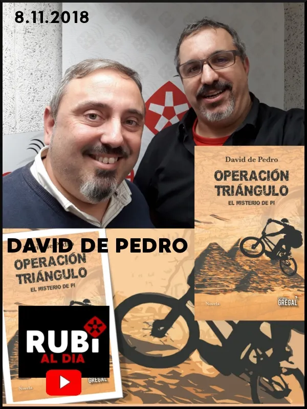 DAVID DE PEDRO - libro 'Operación Triángulo (el misterio de pi)'