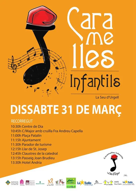 Prop d'una vuitantena de cantaires per a les Caramelles infantils de la Seu