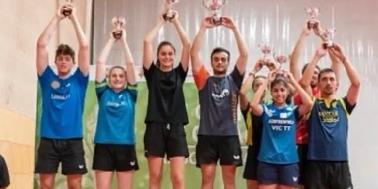 TENNIS TAULA: Joan Masip i Mariona Munné són campions de Catalunya absolut