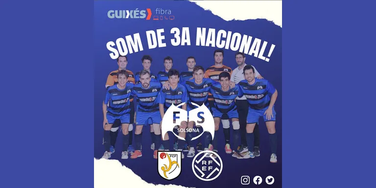 El primer equip del Futbol Sala Solsona tornarà a Tercera Nacional