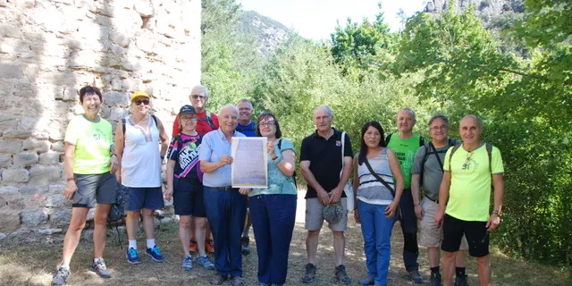 Visita de l’Associació d’Amics de la Vall de Caboet a l’església de Sant Pere de Graudescales