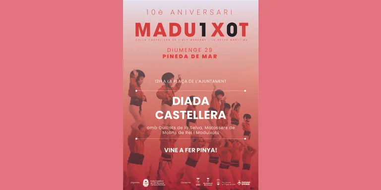 Els Maduixots celebren el seu 10è aniversari i diumenge actuaran a Pineda amb dues colles més