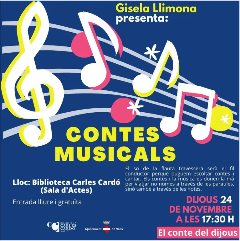 “Contes Musicals” per celebrar Santa Cecília