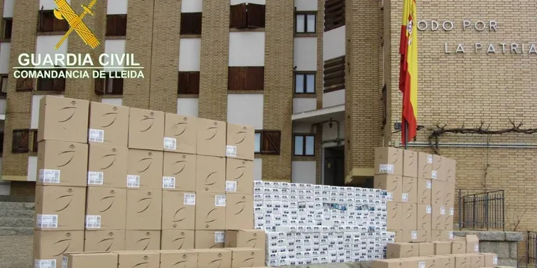 Comissen picadura de tabac de contraban valorada en 110.000 euros