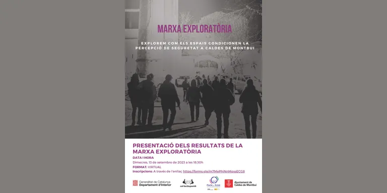 Convocada la sessió de retorn de la marxa exploratòria que es va fer al març sobre els espais públics i la percepció de seguretat a Caldes