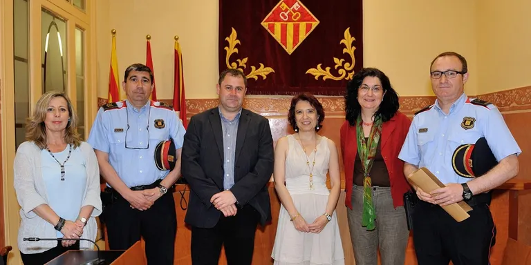 Els Mossos d'Esquadra agraeixen la tasca conjunta amb el servei de la Dona