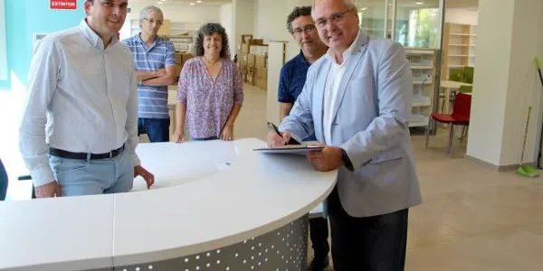 L’Ajuntament d’Altafulla recepciona les obres de la nova Biblioteca i Arxiu municipals que s’obrirà al públic passada la Festa Major de Sant Antoni