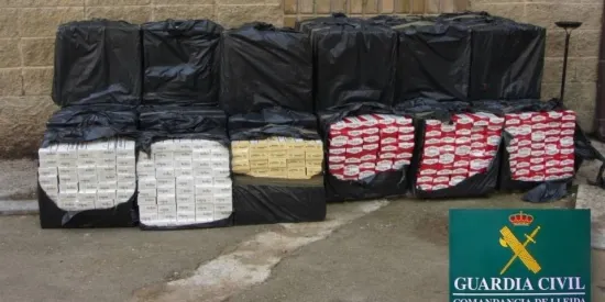 Intervenen a la Farga de Moles tabac de contraban valorat en més de 4.800 euros