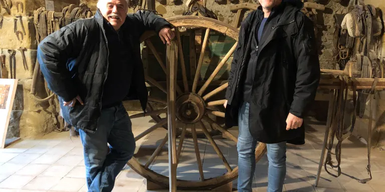 Xerrada a la sala 1 d'octubre d'Almenar per la festivitat de Sant Antoni organitzada per la unió de pagesos
