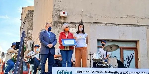 La divulgadora científica i altafullenca Núria Ruiz, rep la distinció de mèrit del CCT