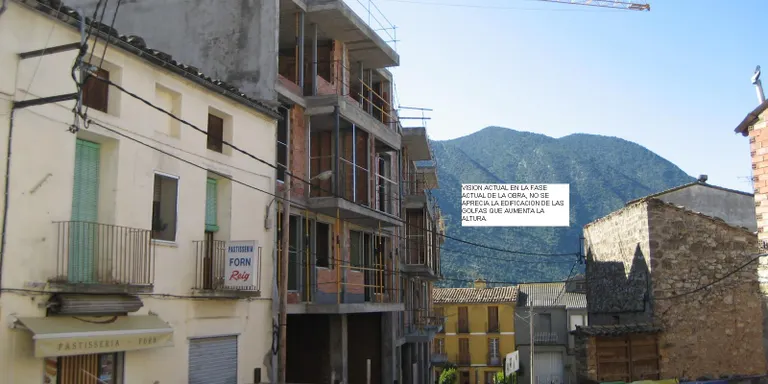 Denuncien que es continua treballant a l'edifici declarat il.legal a Coll de Nargó
