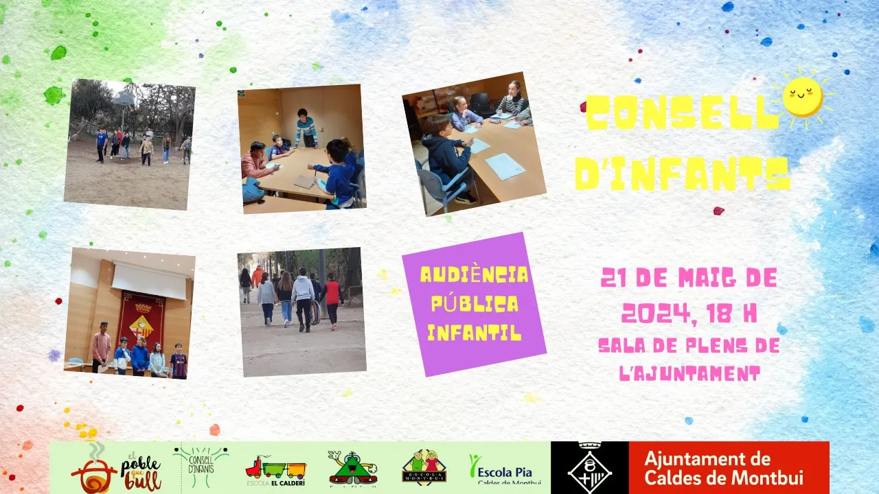 El Consell d’Infants prepara la seva audiència pública