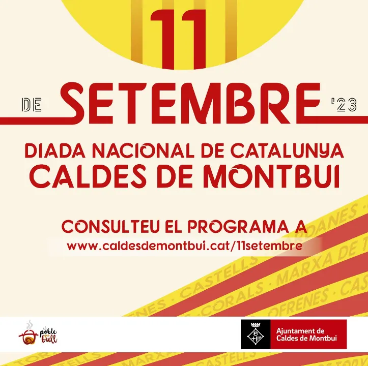 Tot a punt per l’inici dels actes commemoratius de la Diada a Caldes, demà dissabte