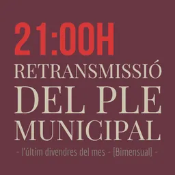 Transmissió del ple municipal del 24/9/2026 - episode art