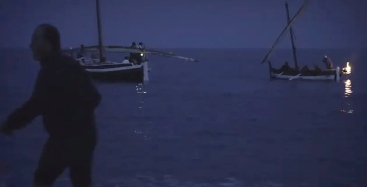 El Mamelló participa en la filmació d'un documental que recrea la 'pesca a l'encesa'