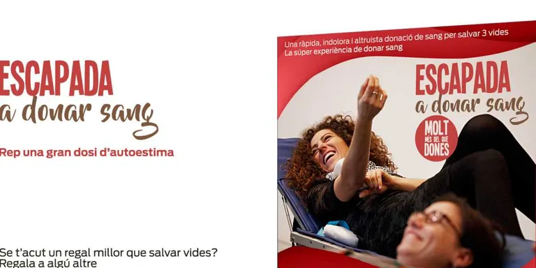 'L'experiència de la donació', el lema de la Marató de donació de sang d'aquest any