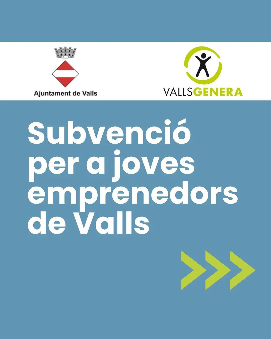 Vallsgenera obre el període de sol·licituds de subvencions per a joves emprenedors