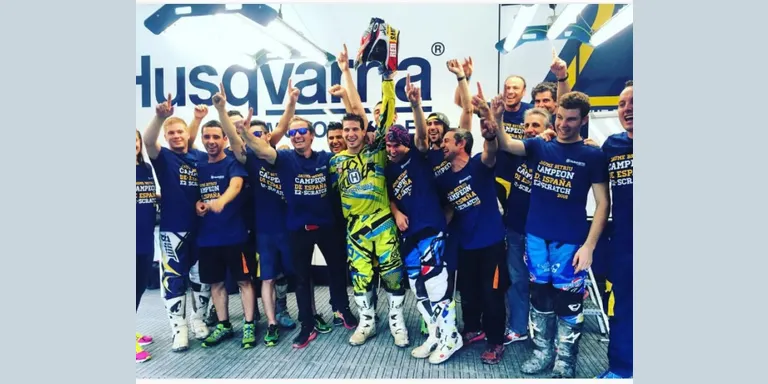 Jaume Betriu, campió d'Espanya absolut d'enduro