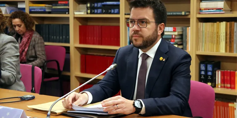 Aragonès demana a la missió de l'Eurocambra "arribar fins al fons" de la "guerra bruta" per l'espionatge amb Pegasus