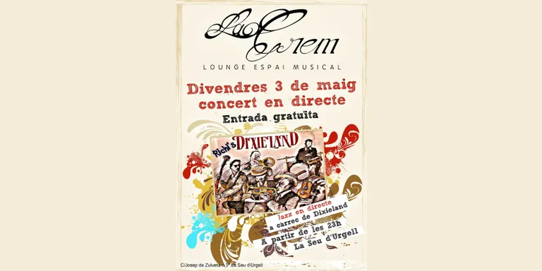 Concert a la Seu de la nova formació urgellenca Richi's Dixie Band