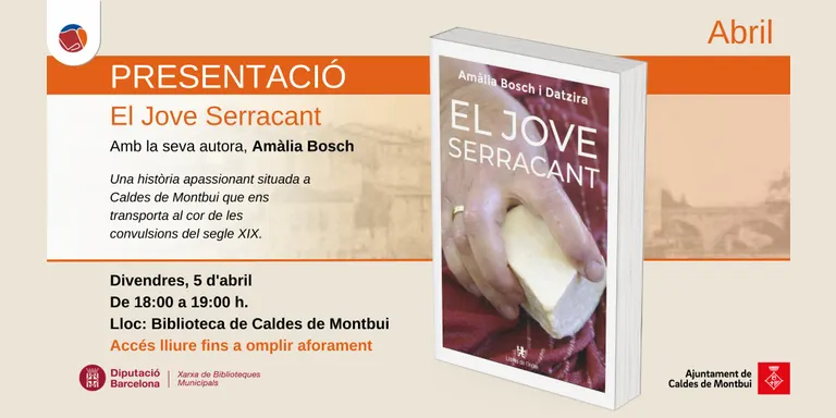 Amàlia Bosch presenta “El jove Serracant” una novel•la que relata la vida del fundador de l’Ateneu