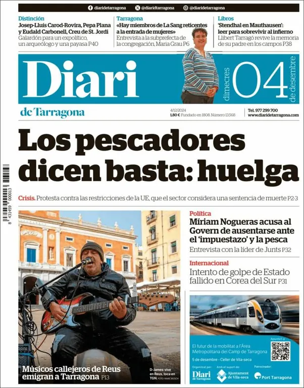 Cop d'ull als diaris d'aquest dimecres 4 de desembre