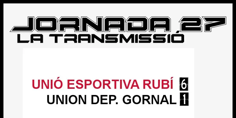 A PEU DE CAMP - JORNADA 27 diumenge