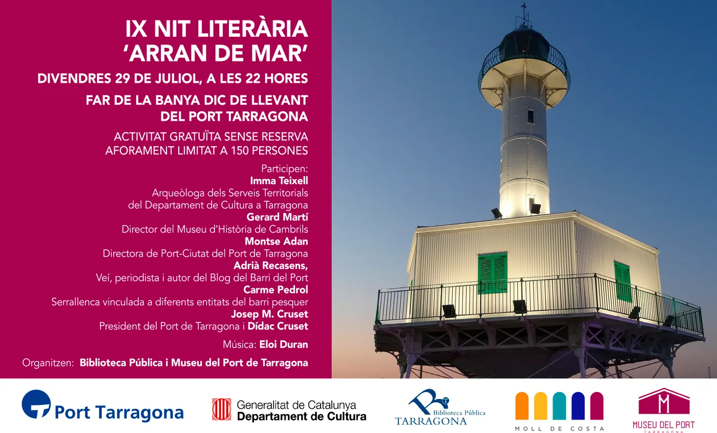 El director del Museu d’Història de Cambrils participarà a la IX Nit Literària al Far de la Banya