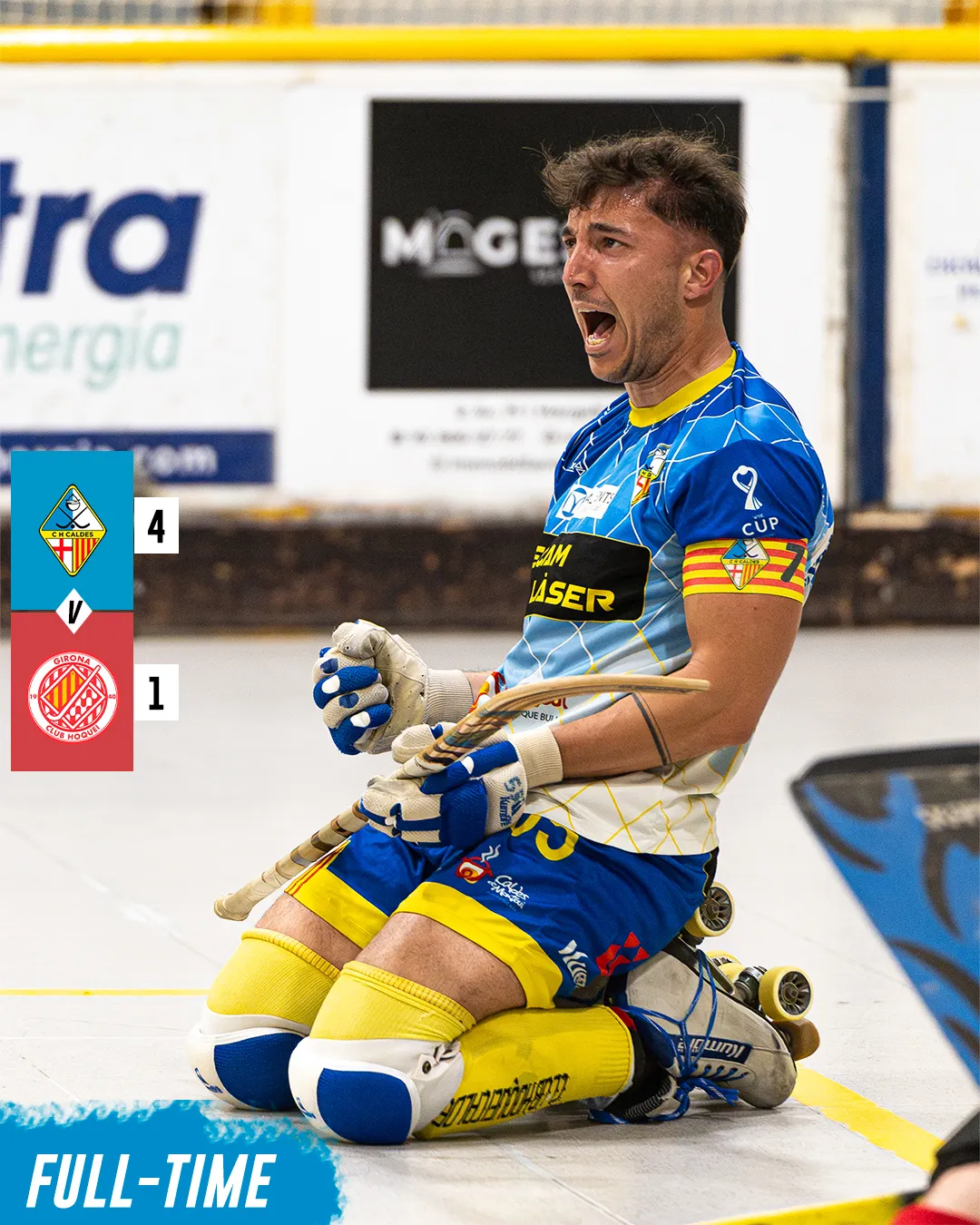 El Recam Làser Caldes guanya al Girona i segueix 10è a la Ok Lliga
